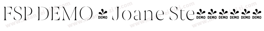 FSP DEMO - Joane Ste字体转换